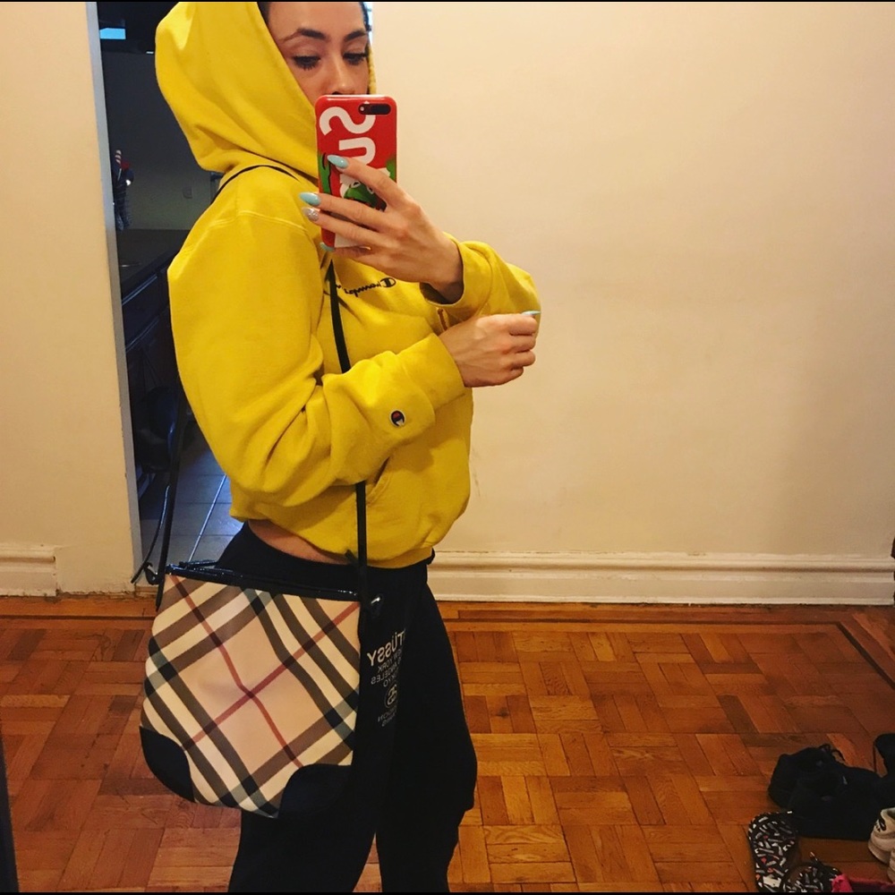 100 authentic Burberry cross-body bag. No flaws.